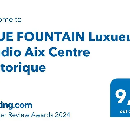Апартаменти Blue Fountain Luxueux Aix Centre Historique -wifi-smart Tv-